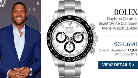 The Watches of Michael Strahan 